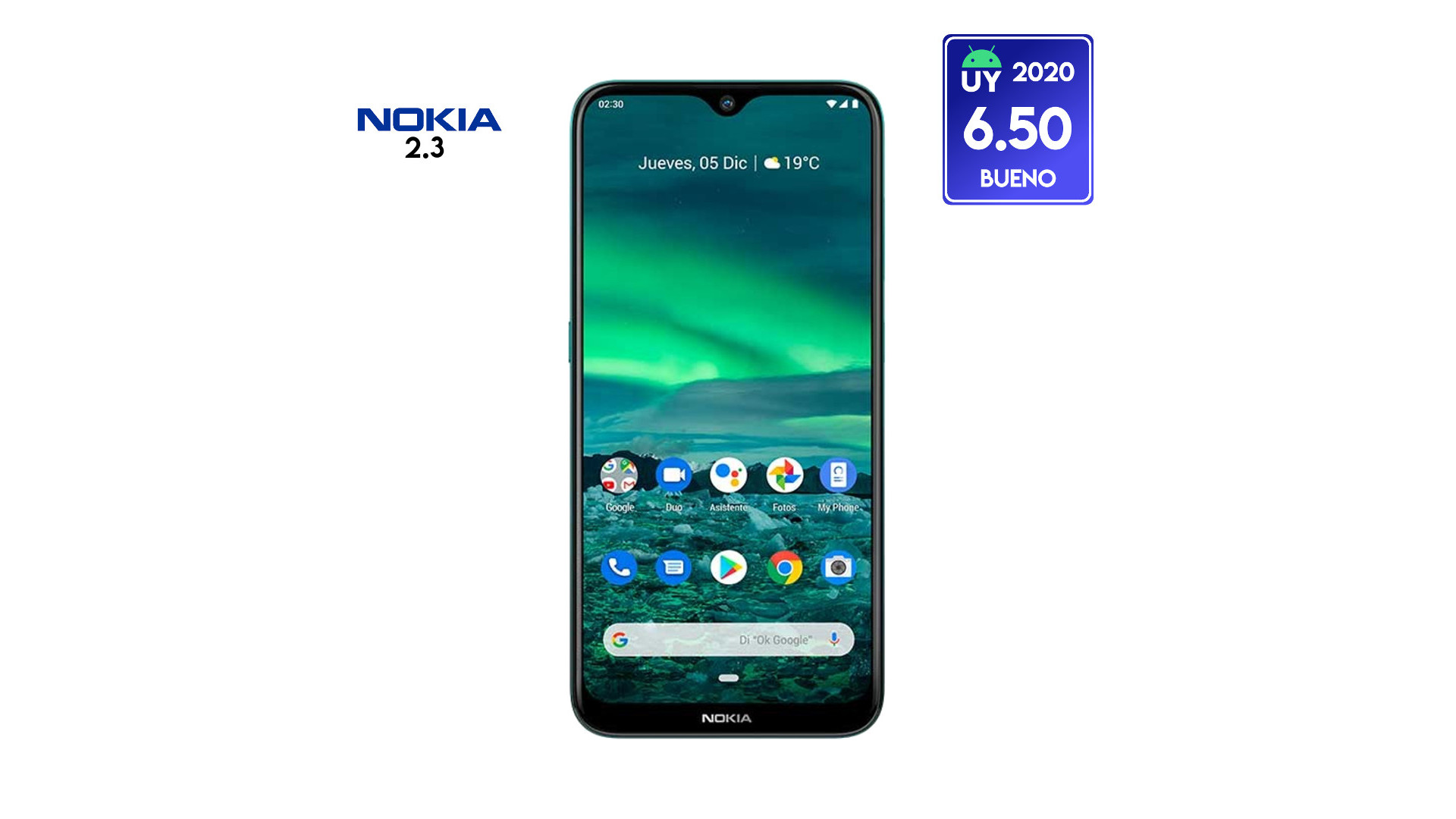 Review Nokia 2.3: gran pantalla con un bajo precio